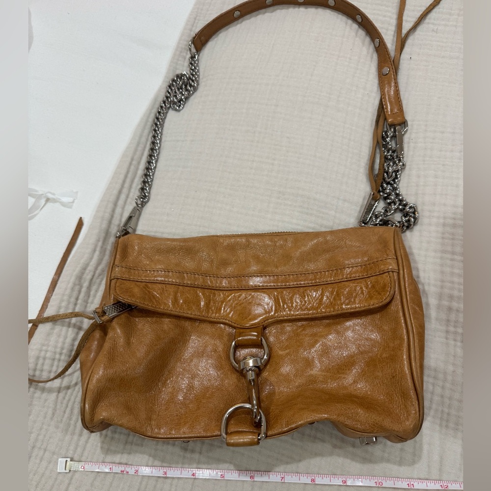Rebecca Minkoff Mini MAC tan bag